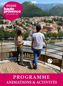 Page de couverture du programme d'animations et d'activités pour haute provence