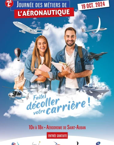 Affiche de la Journée de l'Aéronautisme de Saint Auban