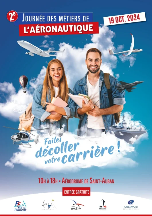 Affiche de la Journée de l'Aéronautisme de Saint Auban