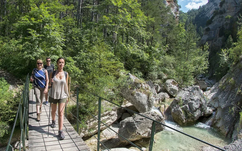 Randonnée dans les Gorges de Trévans en Haute Provence